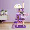 1.6M Cat Tree Scratching Post and Mega Tower - Star and Moon